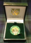 Coin - Enamelled-  Past Grand Master Mason - Brother Archibald D. Orr Ewing B.A.